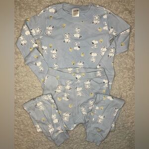 Kids Blue Snoopy Pajamas
